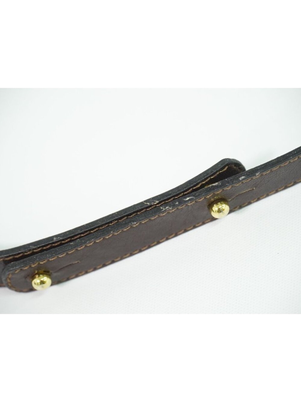 Celine Leather Shoulder Bag Pochette Brown - Picture 5 of 9